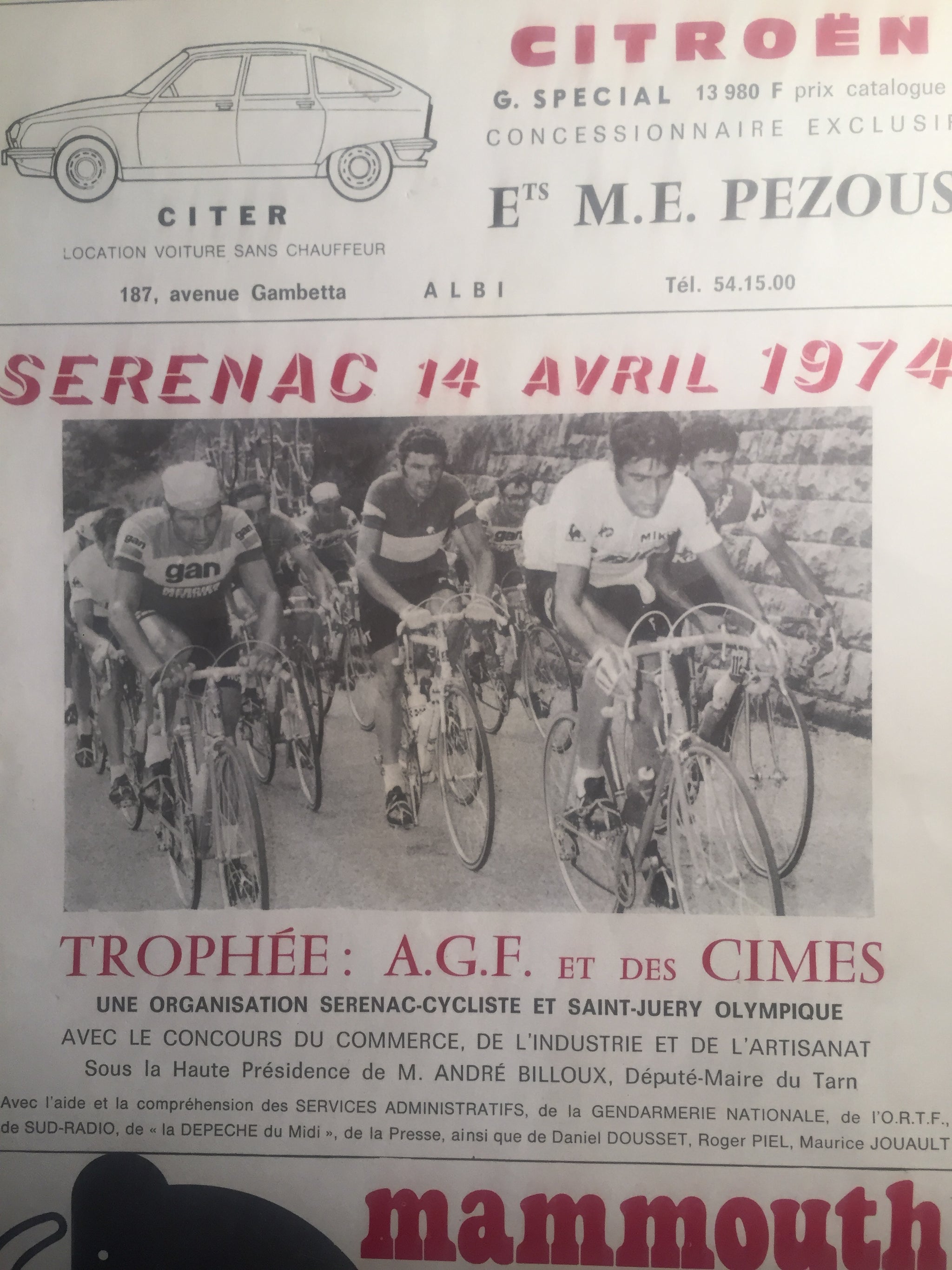 SERENAC (TARN-OCCITANIA) 14 DE ABRIL DE 1974