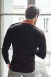 PULL PRESTIGE EN LAINE NOIR - palmares