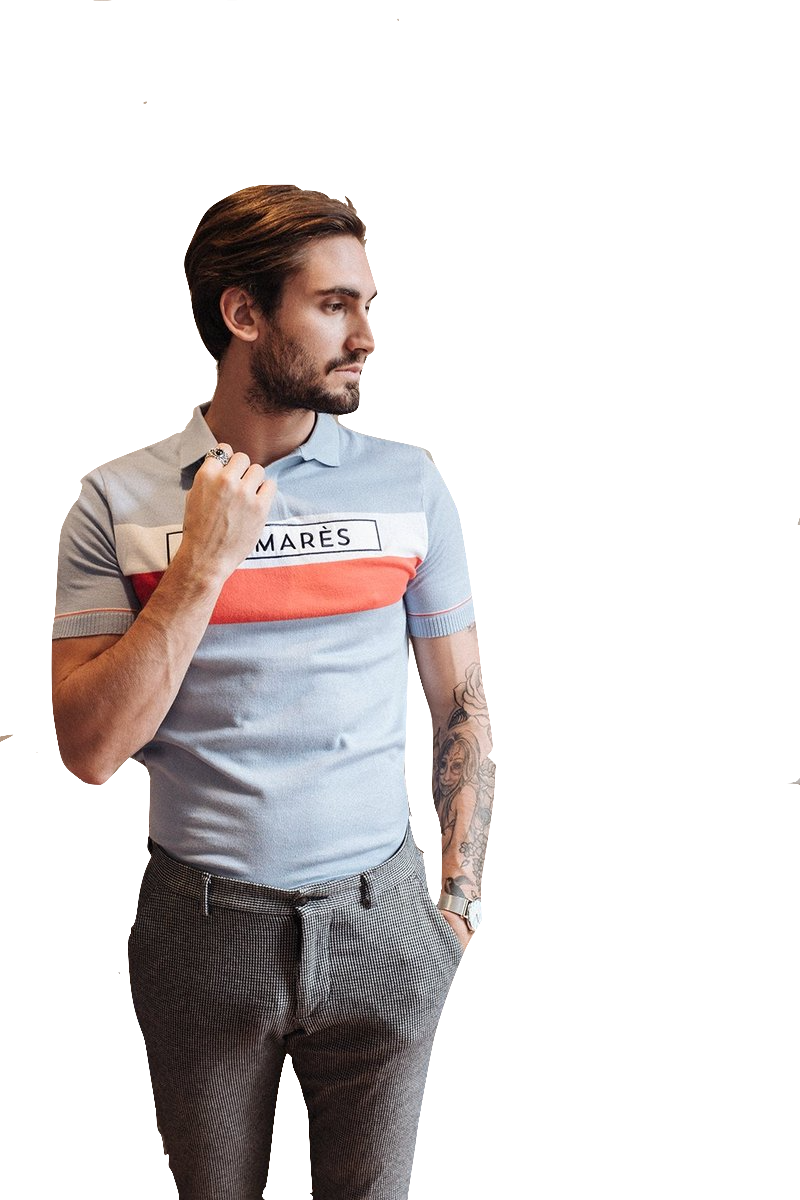 POLO GEM GRIMPEUR BLEU CIEL - palmares